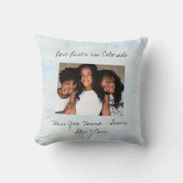Cojín Decorativo El amor vive en el estado de Colorado, foto de un