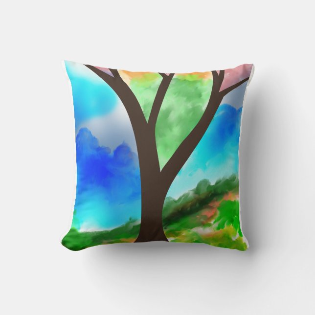 Cojín Decorativo El árbol (Anverso)