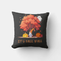 El árbol de otoño de la calabaza de la casa de la 