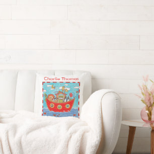 Cojín Decorativo El Arca de Noé personalizada
