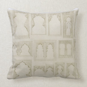 Cojín Decorativo El arco islámico y de Moorish diseña para los