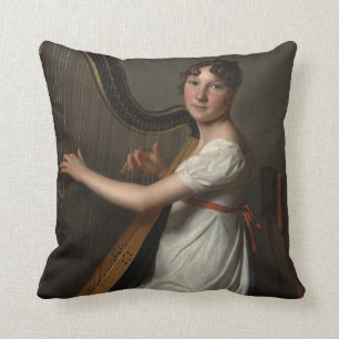 Cojín Decorativo El arpista joven el   1804-1806