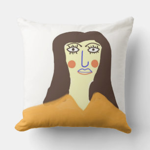 Cojín Decorativo el arte abstracto femenino