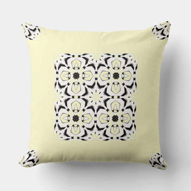 Cojín Decorativo El arte caleidoscopio del primer volumen cinco (Anverso)