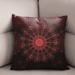 Cojín Decorativo El arte de la flor brillante del cañón