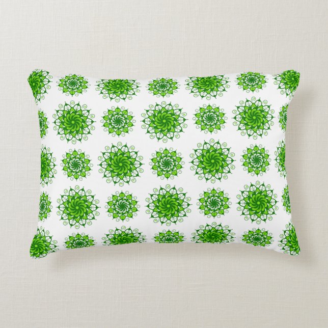 Cojín Decorativo el arte de mandala (Anverso)