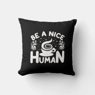 Cojín Decorativo El arte del café es un buen humano