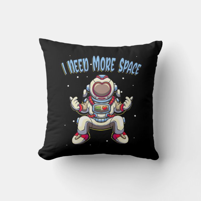 Cojín Decorativo El astronauta necesita más espacio (Anverso)