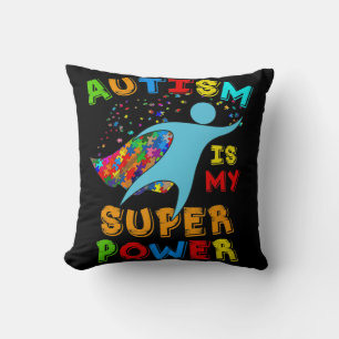 Cojín Decorativo El autismo es mi apoyo a la toma de conciencia sob