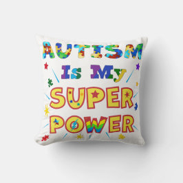 Cojín Decorativo El autismo es mi superpoder