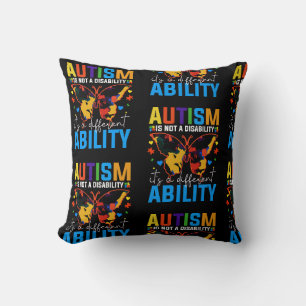 Cojín Decorativo El Autismo No Es Una Discapacidad, Es Diferente