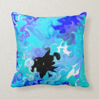 Cojín Decorativo El Azul olvidado:  Arte moderno