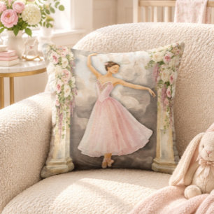 Cojín Decorativo El ballet es como soñar con los pies Bailarina