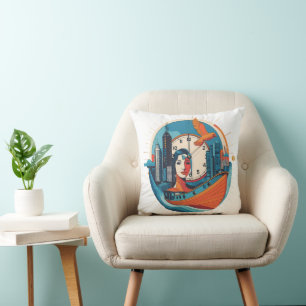 Cojín Decorativo el barco de la vida