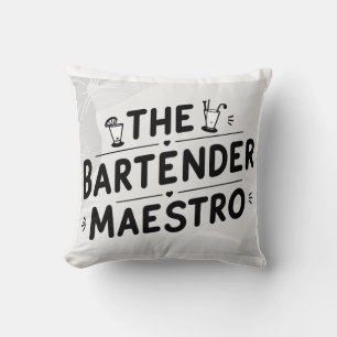 Cojín Decorativo El barman Maestro