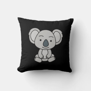 Cojín Decorativo El Bebé Corto Koala Con Una Sonrisa Sentada
