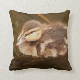 Cojín Decorativo El bebé Ducks el pato silvestre de los animales de