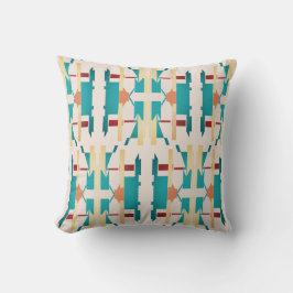 Cojín Decorativo El Beige Rojo Amarillo Del Suroeste Parece Un Gran