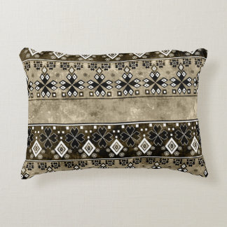Cojín Decorativo El Boho Grunge étnico: Patrón colorido