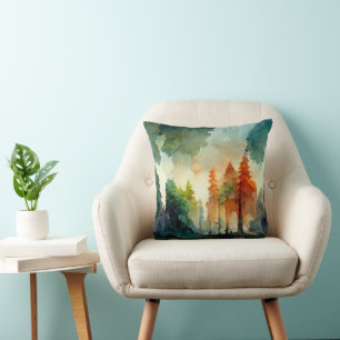 Cojín Decorativo El bosque (naturaleza)