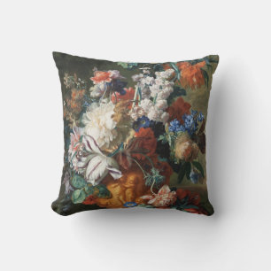 Cojín Decorativo El Bouquet de flores de Van Huysum lanzando almoha