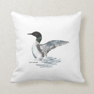 Cojín Decorativo El bribón pintado a mano que lo dobla es alas