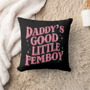 Cojín Decorativo El buen femboy de papá LGBT Orgullo Gay Femboy