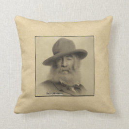 Cojín Decorativo El buen poeta gris Walt Whitman (1819-1892)
