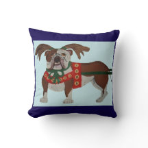 El Bulldog reno de Santa