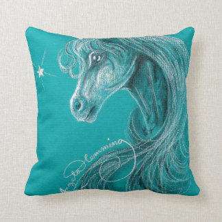 Cojín Decorativo El caballo árabe pensativo