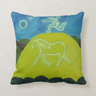 Cojín Decorativo El caballo blanco en Somerset 2011