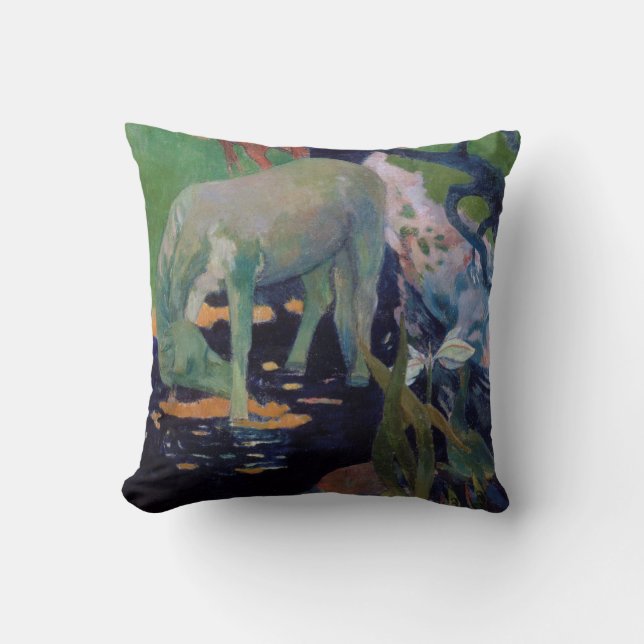 Cojín Decorativo El caballo blanco, Gauguin (Anverso)