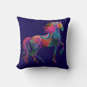 Cojín Decorativo El Caballo Bordado