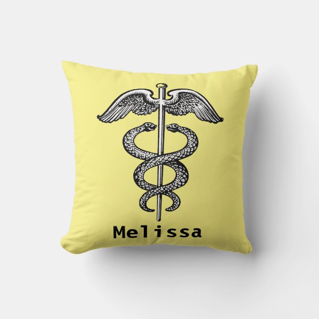 Cojín Decorativo El caduceo (Anverso)