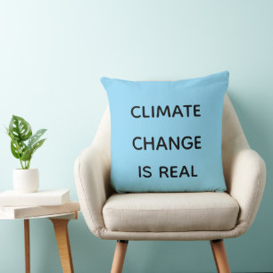 Cojín Decorativo El cambio climático es real