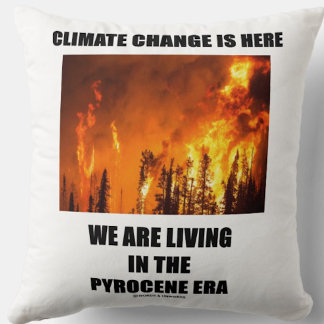 Cojín Decorativo El cambio climático está aquí, vivimos la era de l