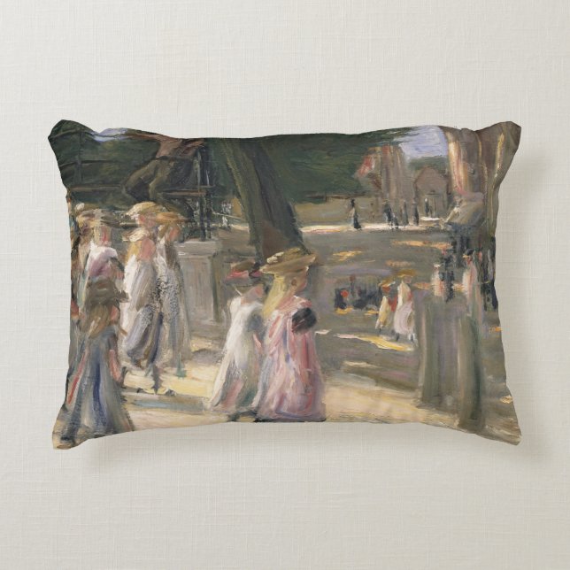 Cojín Decorativo El camino a la escuela en Edam (Anverso)