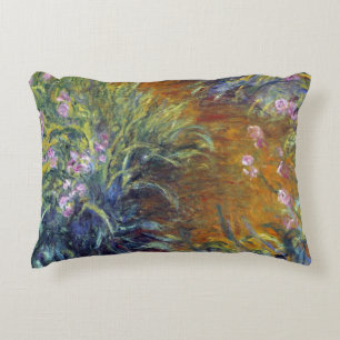 Cojín Decorativo El camino a través de los lirios por Claude Monet