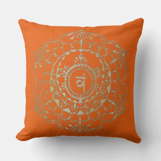 Cojín Decorativo El Chakras Svaddisthana - Pillow (Anverso)