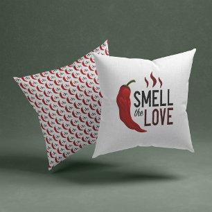 Cojín Decorativo El Chile rojo huele al amor