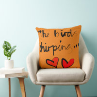 El Chirping de los pájaros - Rojo negro Naranja