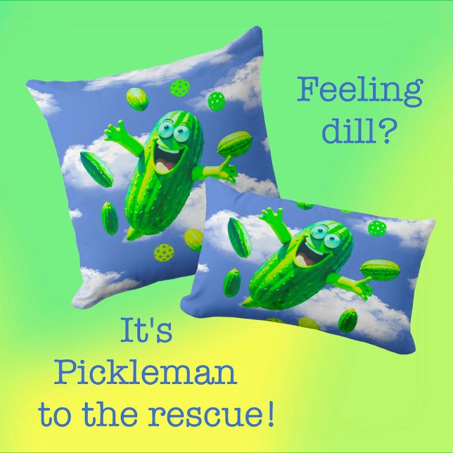 Cojín Decorativo El Cimestero Verde En El Cielo (Fun pillows for the kiddos or the young at heart!)