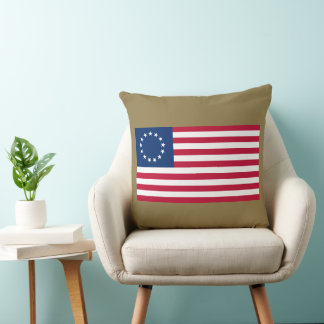 Cojín Decorativo El Círculo de Estrellas, Bandera de Estados Unidos