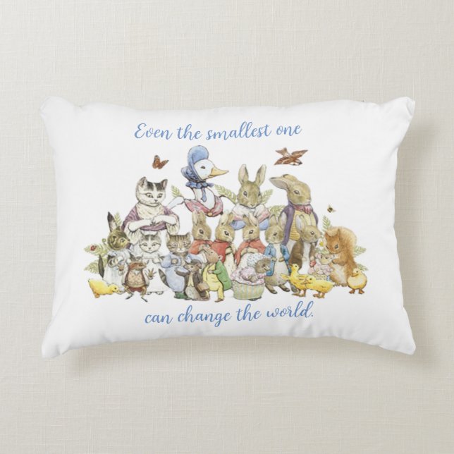 Cojín Decorativo El clásico Peter the Rabbit (Anverso)