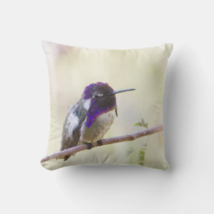 Cojín Decorativo El colibrí colgado en una rama