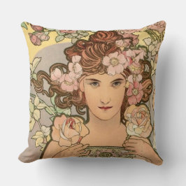 Cojín Decorativo El color de rosa por Mucha