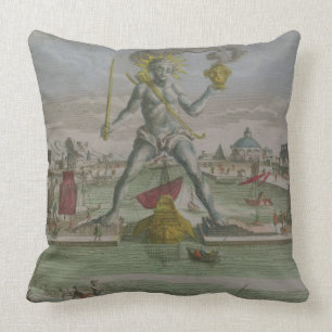 Cojín Decorativo El coloso de Rodas, detalle del strad de la