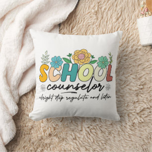 Cojín Decorativo El consejero escolar está de acuerdo en dejar de r