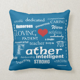 Cojín Decorativo El corazón Cualidad-Rojo del mejor