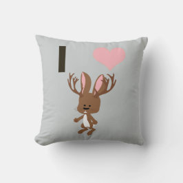 Cojín Decorativo El corazón de Jackalope